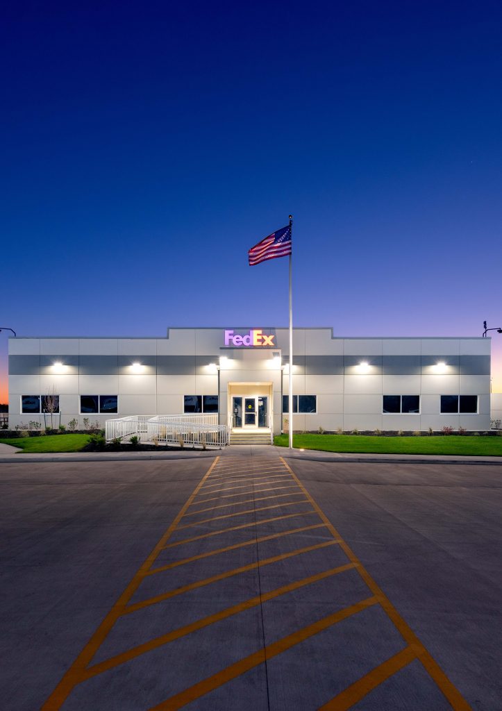 Light industrial construction warehouse construction
